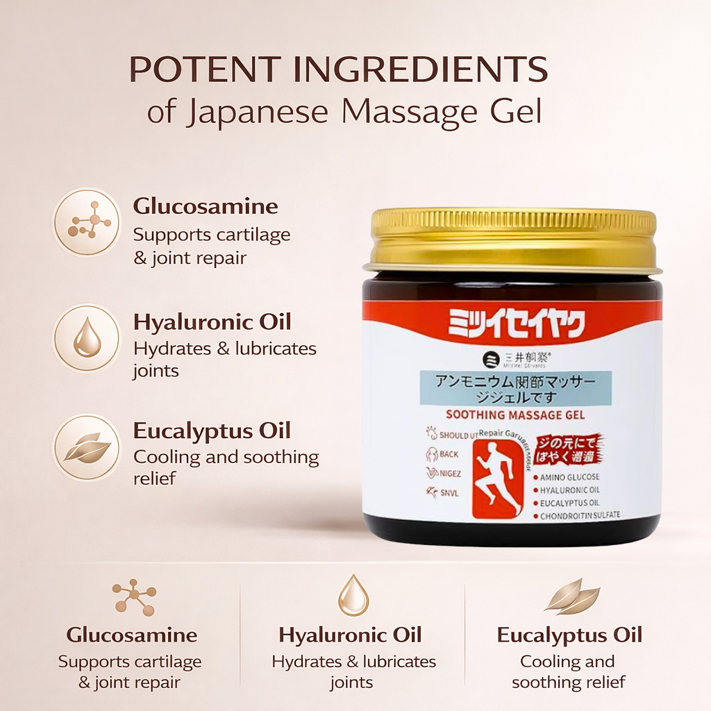 SDY 🔥 Powerful Relief for Joint & Muscle Pain — Japanese Massage Gel