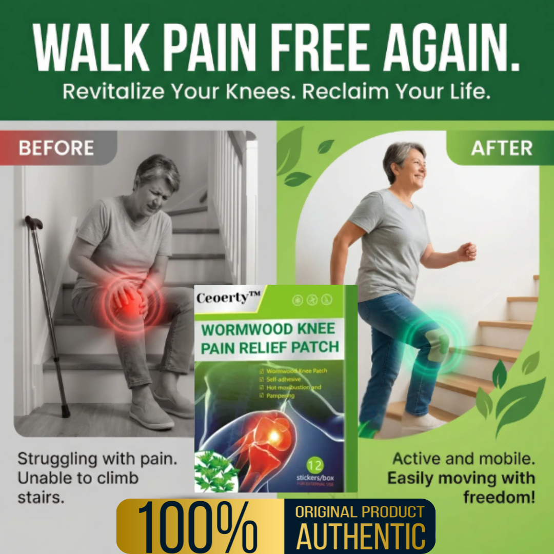 MDY Instant Knee Pain Relief Patch – Herbal Wormwood Formula