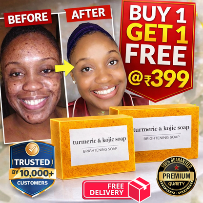 MDY 🔥 Powerful 🌿 Natura Tan Removal Formula —  Turmeric & Kojic Brightening Soap