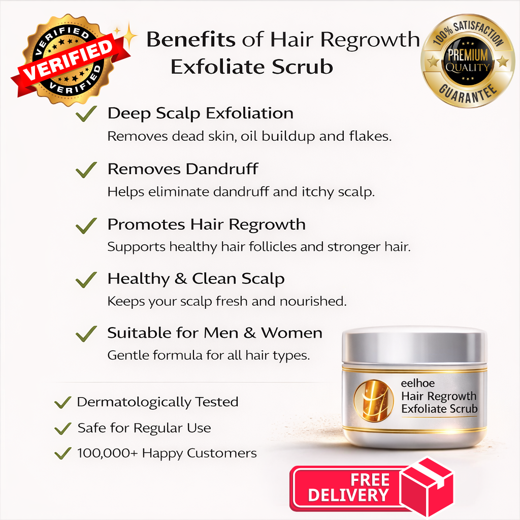 Hair Regrowth Exfoliate Scrub by Eelhoe