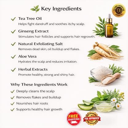 Hair Regrowth Exfoliate Scrub by Eelhoe
