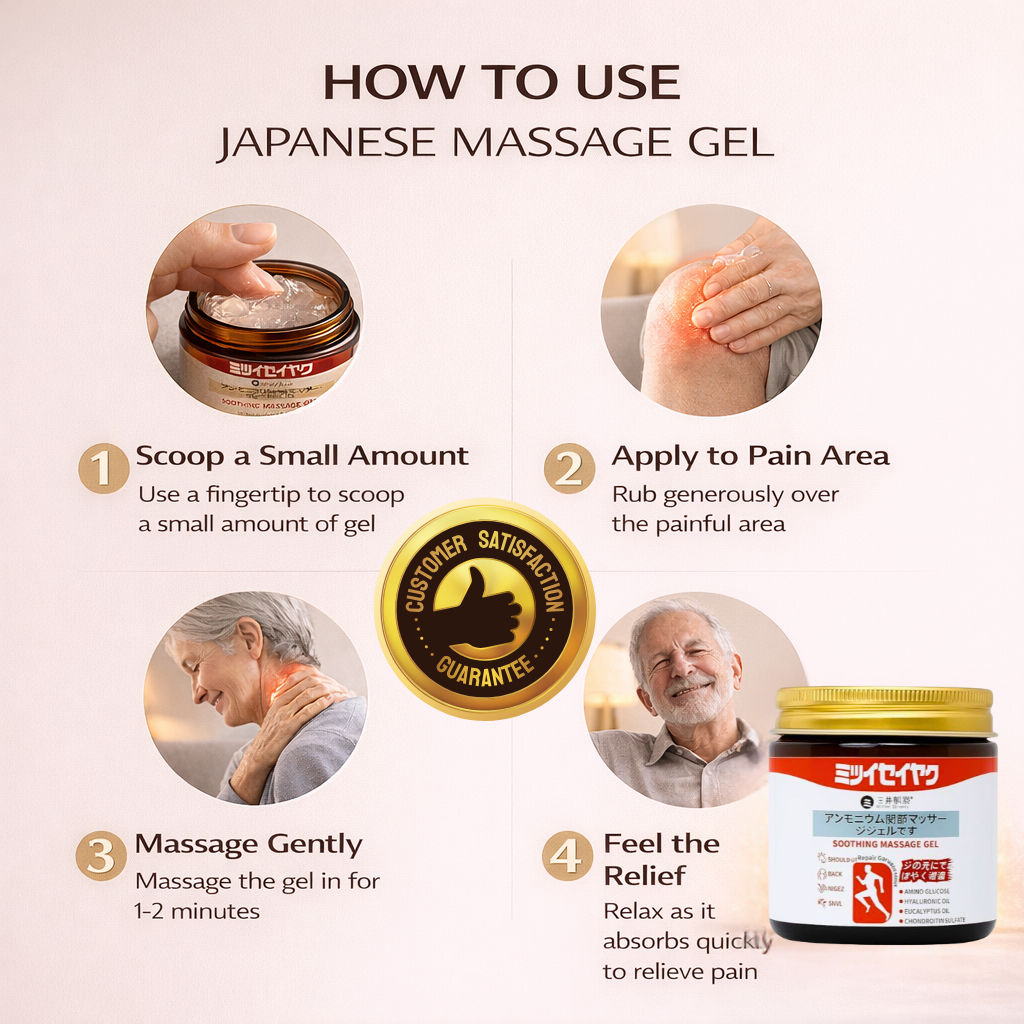 SDY 🔥 Powerful Relief for Joint & Muscle Pain — Japanese Massage Gel