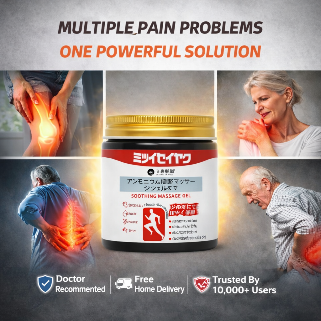SDY 🔥 Powerful Relief for Joint & Muscle Pain — Japanese Massage Gel