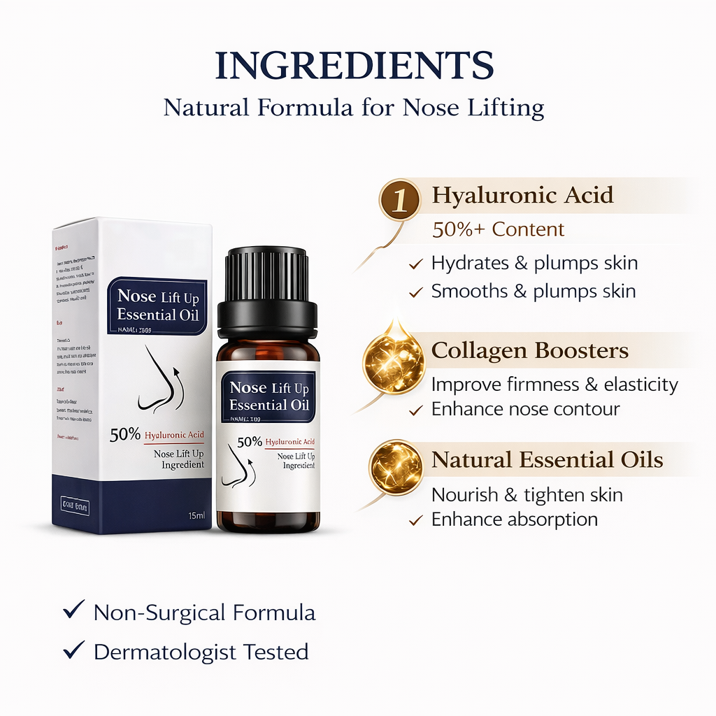MDY Nose Lift Oil - Worried About Your Nose Shape? Fix It Naturally in Just Few Days ✨