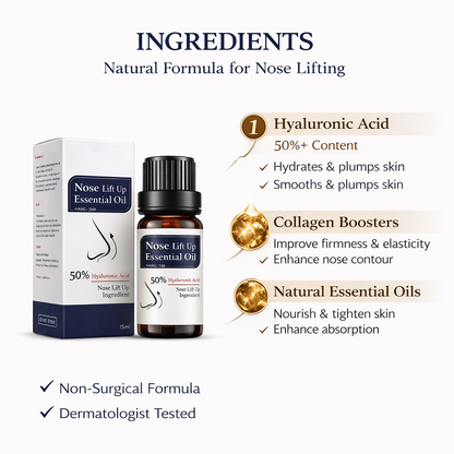 MDY Nose Lift Oil - Worried About Your Nose Shape? Fix It Naturally in Just Few Days ✨