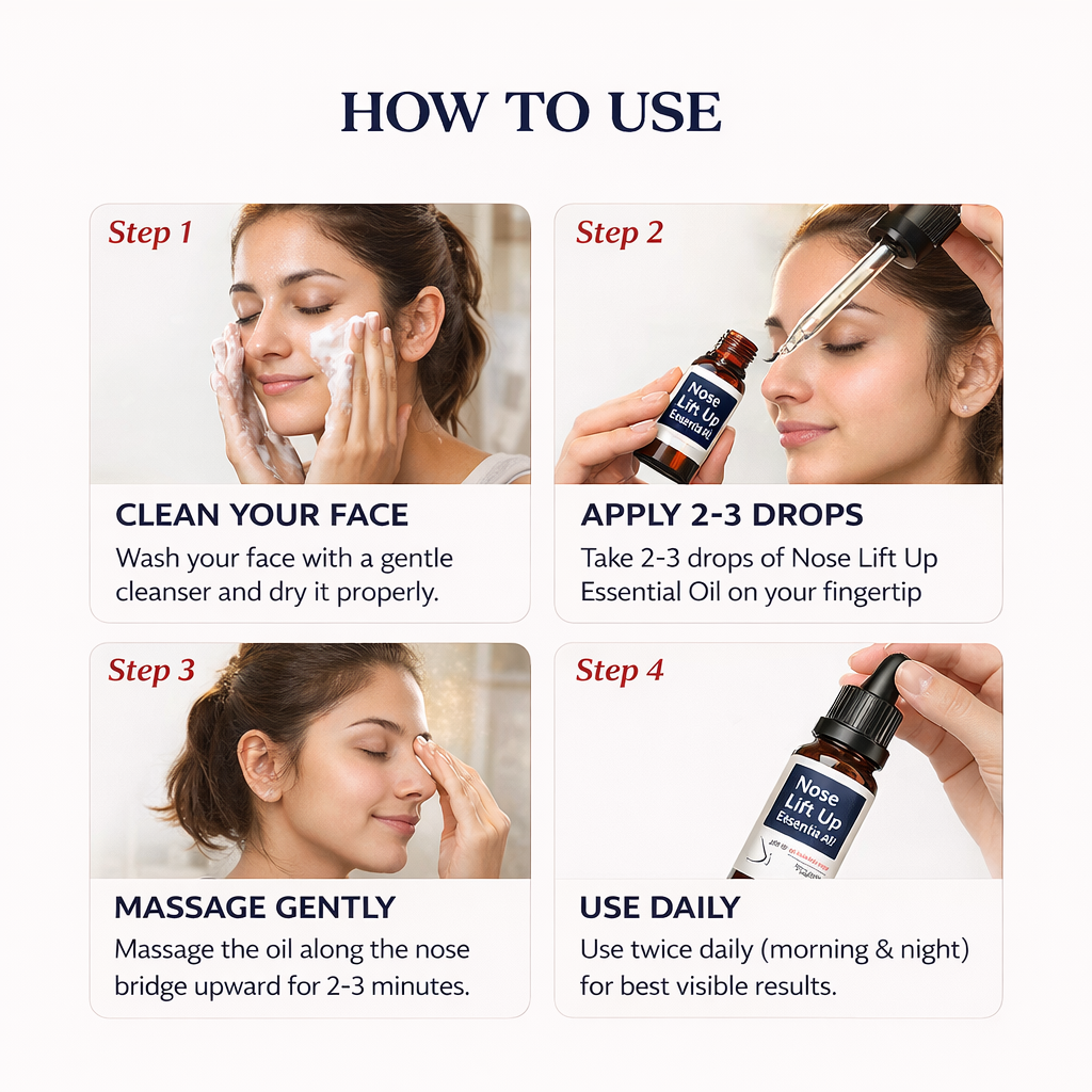 MDY Nose Lift Oil - Worried About Your Nose Shape? Fix It Naturally in Just Few Days ✨