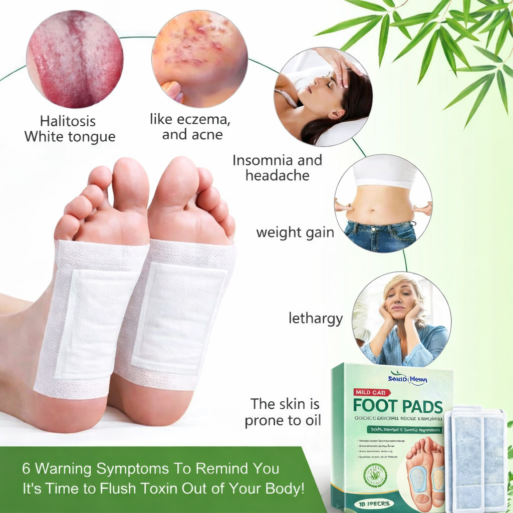MDY 🔥 Trending Detox Foot Pads – Simple Night Routine for Comfort 😍