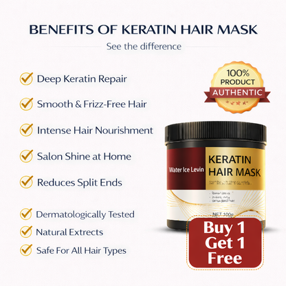 MDY Keratin Repair Hair Mask – Smooth, Frizz-Free & Shiny Hair