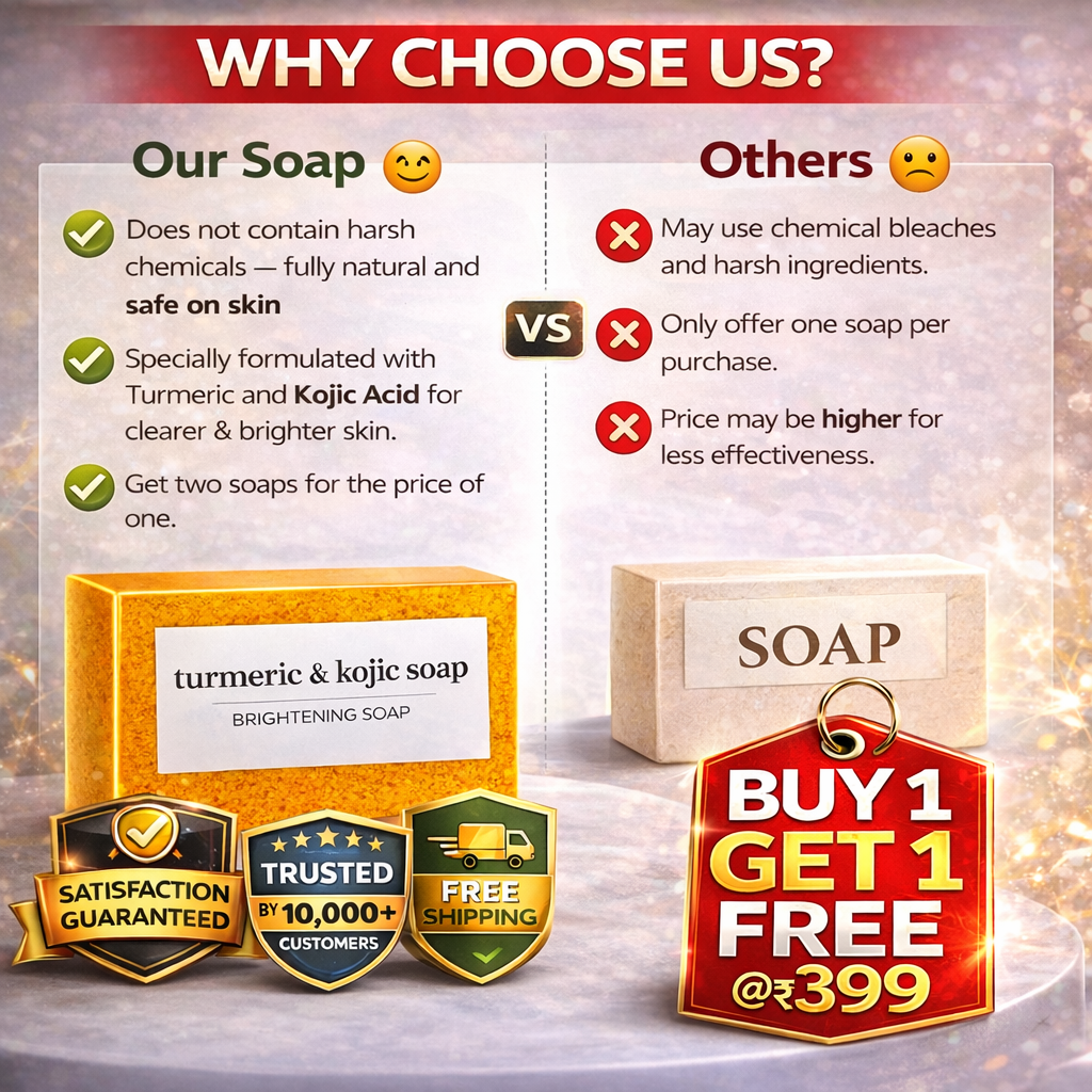 MDY 🔥 Powerful 🌿 Natura Tan Removal Formula —  Turmeric & Kojic Brightening Soap