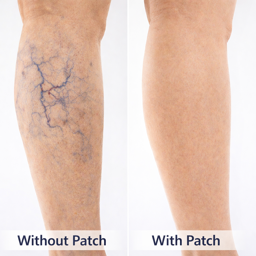 MDY 🦵 Tired of visible veins and leg discomfort ?  Turmeric Varicose Vein Patch Today