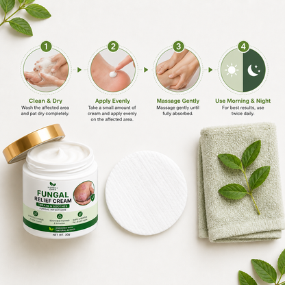 MDY Herbal Care Fungal Relief Cream  Soothing Herbal Relief for Itchy, Irritated Skin
