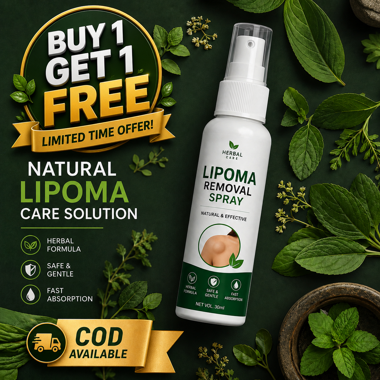 🎯 Lipoma Removal Spray – Target The Appearance Of Lipoma Bumps With Daily Care