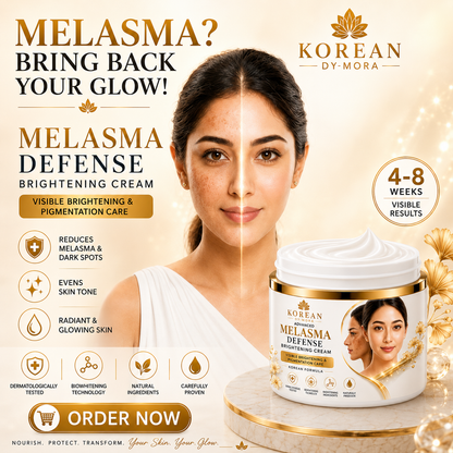 MDY Korean Advanced Melasma Defense Cream — See Visible Brightening in 4–8 Weeks